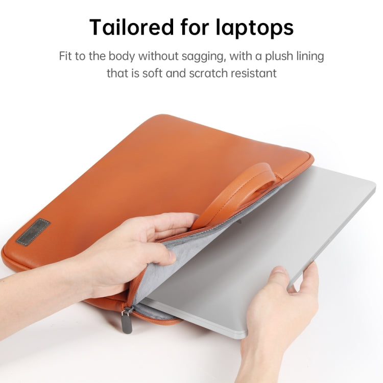 Rynx | Waterproof PU Laptop Bag Inner Pocket with Power Pack, Size: 15 inches (Rose Gold)