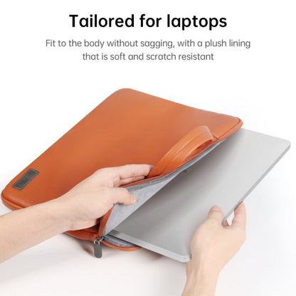 Rynx | Waterproof PU Laptop Bag Inner Pocket with Power Pack, Size: 15 inches (Rose Gold)