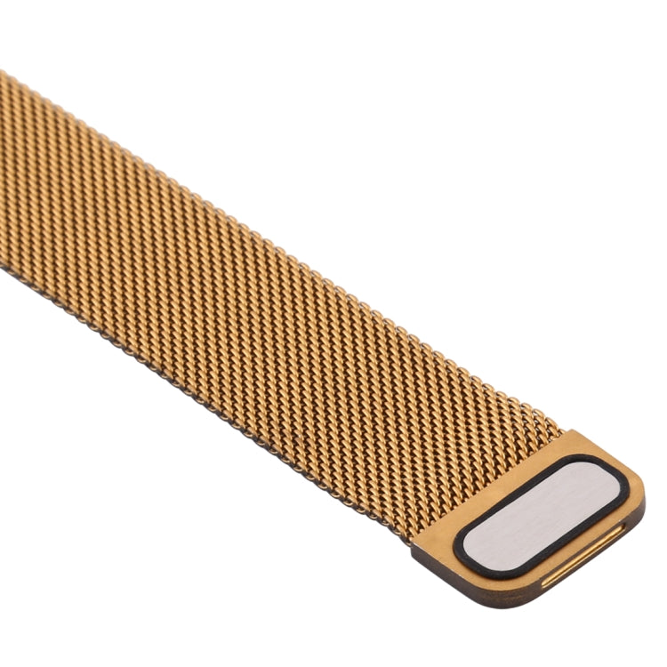 Rynx | For Apple Watch Ultra 49mm & Watch Ultra 2 49mm / Series 9 & 8 & 7 45mm / SE 3 & SE 2 & 6 & SE & 5 & 4 44mm / 3 & 2 & 1 42mm Milanese Gradient Stainless Steel Watch Band (Black + Gold)