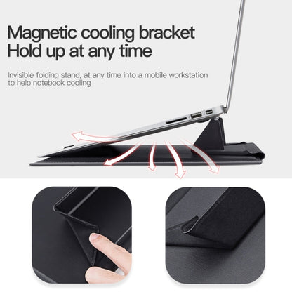 Rynx | 15-16 Inch Universal Laptop Magnet Holder Sewing Inner Pocket (Black)