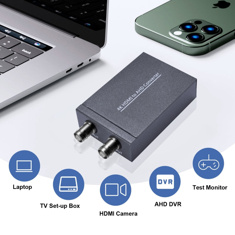 Rynx | NK-C9 HDMI to AHD 1080P HD Video Converter (Gray)