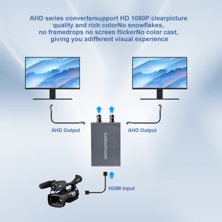 Rynx | NK-C9 HDMI to AHD 1080P HD Video Converter (Gray)