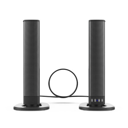 RYNX | BS-36 20W Multi-Function 3D Stereo Surround Bluetooth Speaker Subwoofer Soundbar(Black)