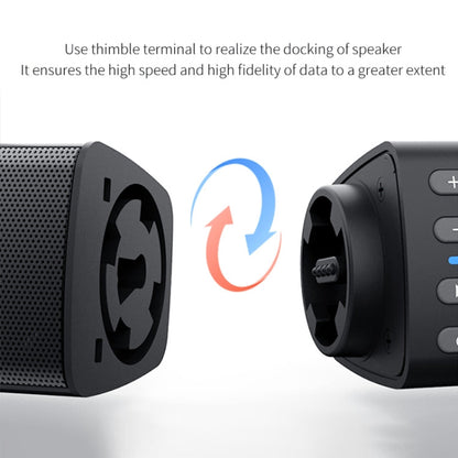 RYNX | BS-36 20W Multi-Function 3D Stereo Surround Bluetooth Speaker Subwoofer Soundbar(Black)