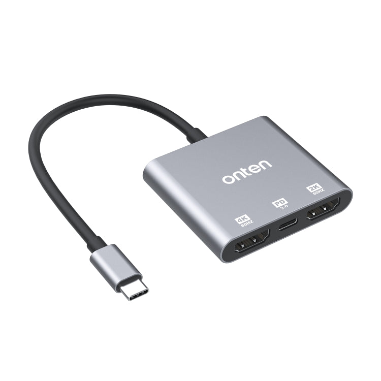 Rynx | Onten 9175S 3 in 1 USB-C / Type-C to HDMI Adapter (Gray)