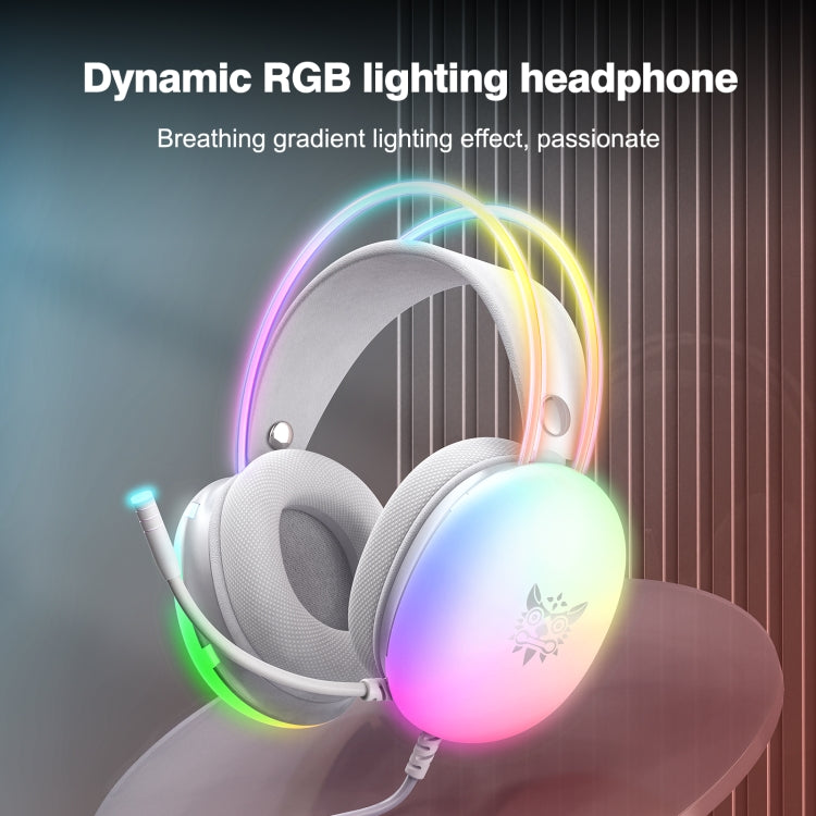 Rynx | ONIKUMA X25 RGB Gaming Headset with Cable (Gray)