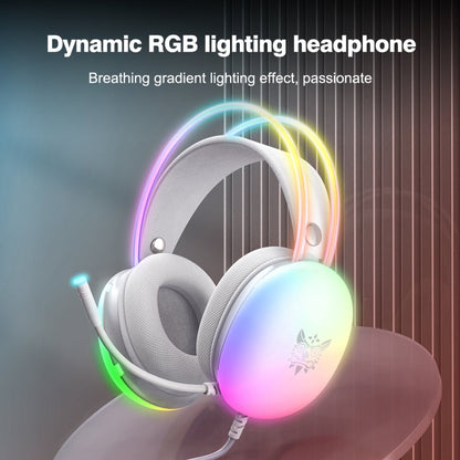 Rynx | ONIKUMA X25 RGB Gaming Headset with Cable (Gray)