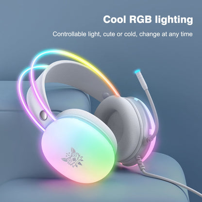 Rynx | ONIKUMA X25 RGB Gaming Headset with Cable (Gray)
