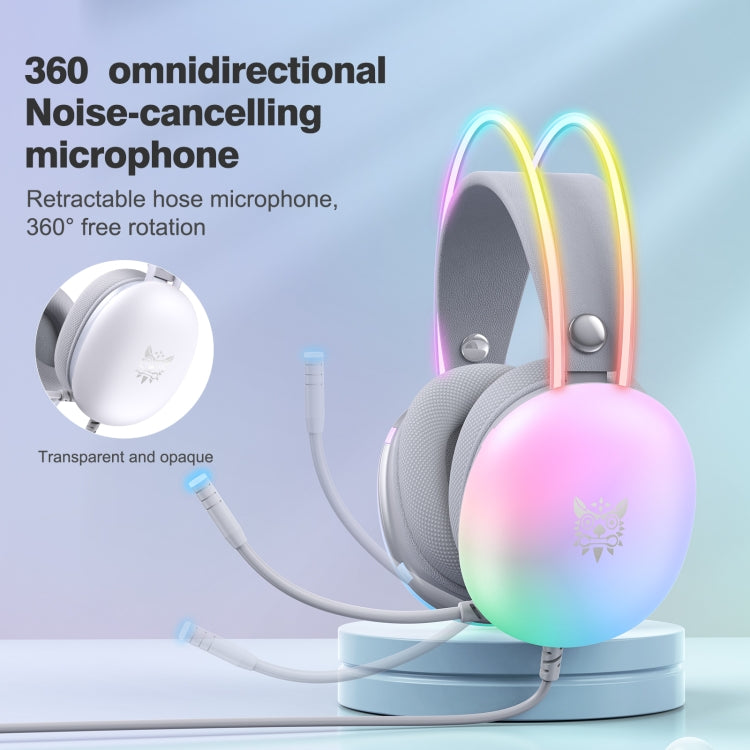 Rynx | ONIKUMA X25 RGB Gaming Headset with Cable (Gray)
