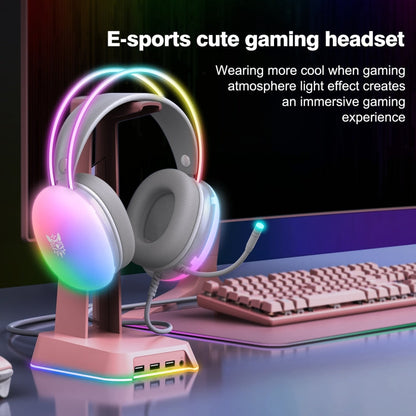 Rynx | ONIKUMA X25 RGB Gaming Headset with Cable (Gray)