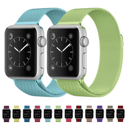 Rynx | For Apple Watch Ultra 49mm and Watch Ultra 2 49mm / Series 9 and 8 and 7 45mm / SE 3 and SE 2 and 6 and SE and 5 and 4 44mm / 3 and 2 and 1 42mm Milanese Loop Magnetic Stainless Steel Watch Band (Champagne Gold)