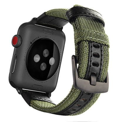 Rynx | For Apple Watch Series 7 41mm / 6 & SE & 5 & 4 40mm / 3 & 2 & 1 38mm Nylon Watch Strap (Army Green)