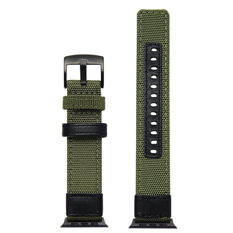 Rynx | For Apple Watch Series 7 41mm / 6 & SE & 5 & 4 40mm / 3 & 2 & 1 38mm Nylon Watch Strap (Army Green)
