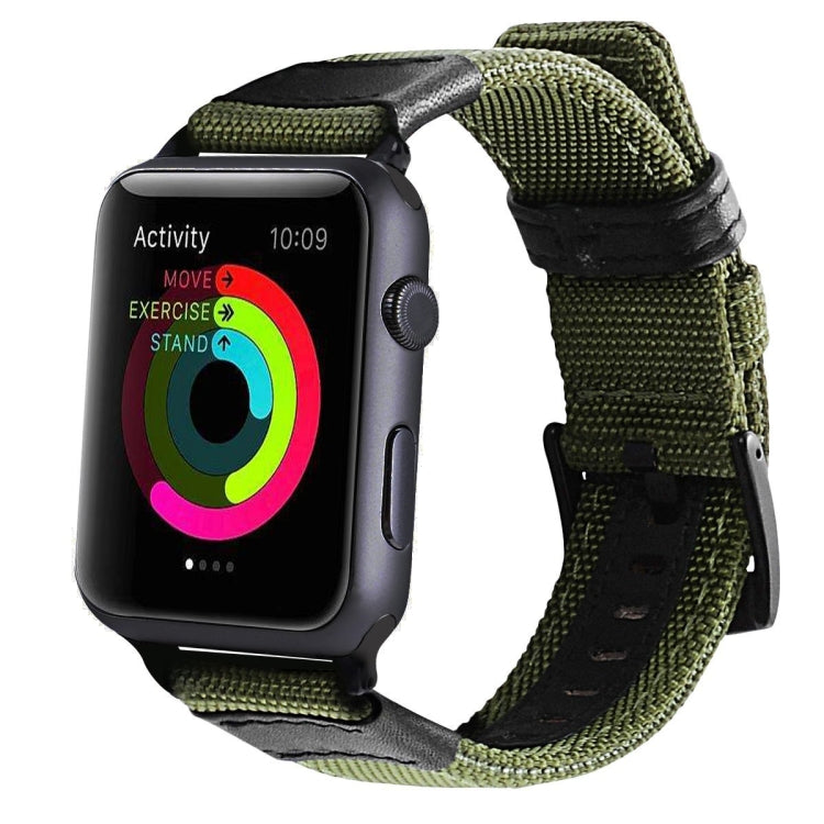 Rynx | For Apple Watch Series 7 41mm / 6 & SE & 5 & 4 40mm / 3 & 2 & 1 38mm Nylon Watch Strap (Army Green)