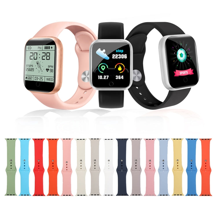 Rynx | For Apple Watch Series 9&8&7 41mm / SE 3&SE 2&6&SE&5&4 40mm / 3&2&1 38mm Silicone Watch Band, Short Section (Female)(Wave Color)
