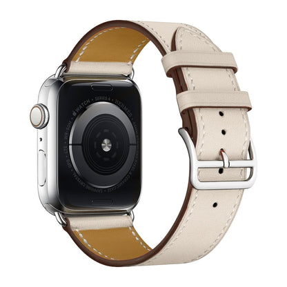 Rynx | For Apple Watch Series 7 41mm / 6 & SE & 5 & 4 40mm / 3 & 2 & 1 38mm Leather Watch Band (Creamy white)