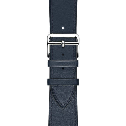 Rynx | For Apple Watch Series 7 41mm / 6 & SE & 5 & 4 40mm / 3 & 2 & 1 38mm Leather Watch Strap (Navy Blue)