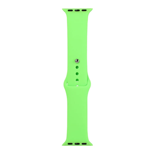 Rynx | For Apple Watch Ultra 49mm & Watch Ultra 2 49mm / Series 9 & 8 & 7 45mm / SE 3 & SE 2 & 6 & SE & 5 & 4 44mm / 3 & 2 & 1 42mm Silicone Watch Band, Long Section (Men) (Brilliant Green)