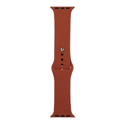 Rynx | For Apple Watch Ultra 49 mm & Watch Ultra 2 49 mm / Series 9 & 8 & 7 45 mm / SE 3 & SE 2 & 6 & SE & 5 & 4 44 mm / 3 & 2 & 1 42 mm Silicone Watch Band, Long Section (Men) (Saddle Brown)