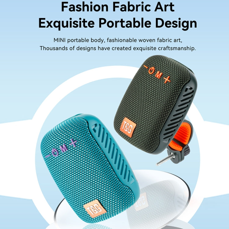 RYNX | T&G TG-392 Outdoor Bicycle TWS Wireless Bluetooth IPX5 Waterproof Speaker(Blue)