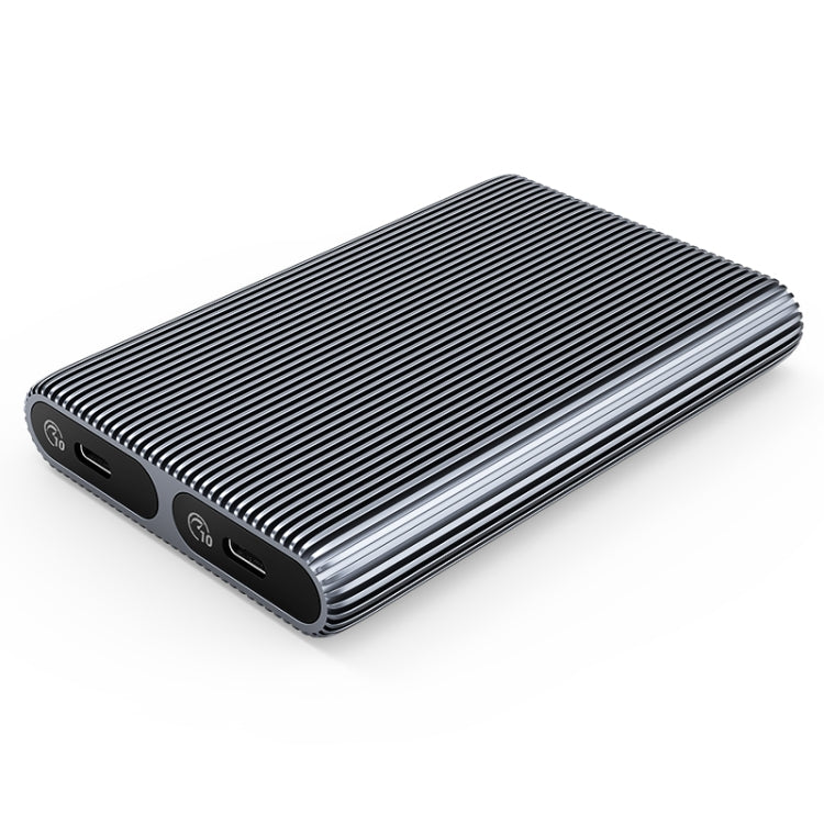 Rynx | ORICO AM2C3-2N Dual-Bay M.2 NVME + NVME SSD Enclosure (Gray)