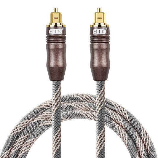Rynx | 25m EMK OD6.0mm Toslink Square Port to Square Port TV Digital Audio Optical Fiber Cable Connection Cable