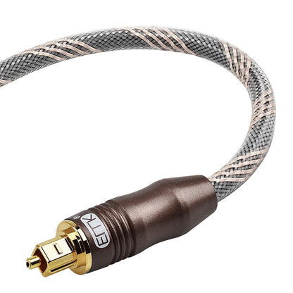 Rynx | 25m EMK OD6.0mm Toslink Square Port to Square Port TV Digital Audio Optical Fiber Cable Connection Cable