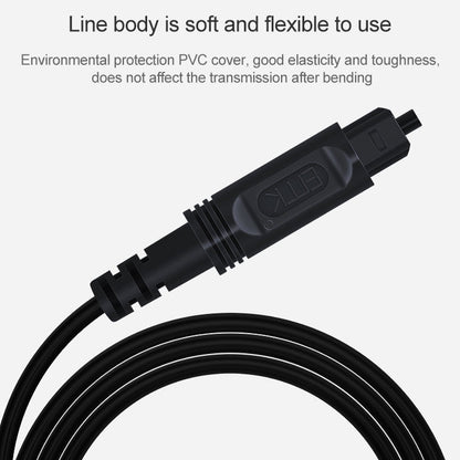 Rynx | 30m EMK OD2.2mm Digital Audio Optical Fiber Cable Plastic Speaker Balance Cable (Silver Gray)