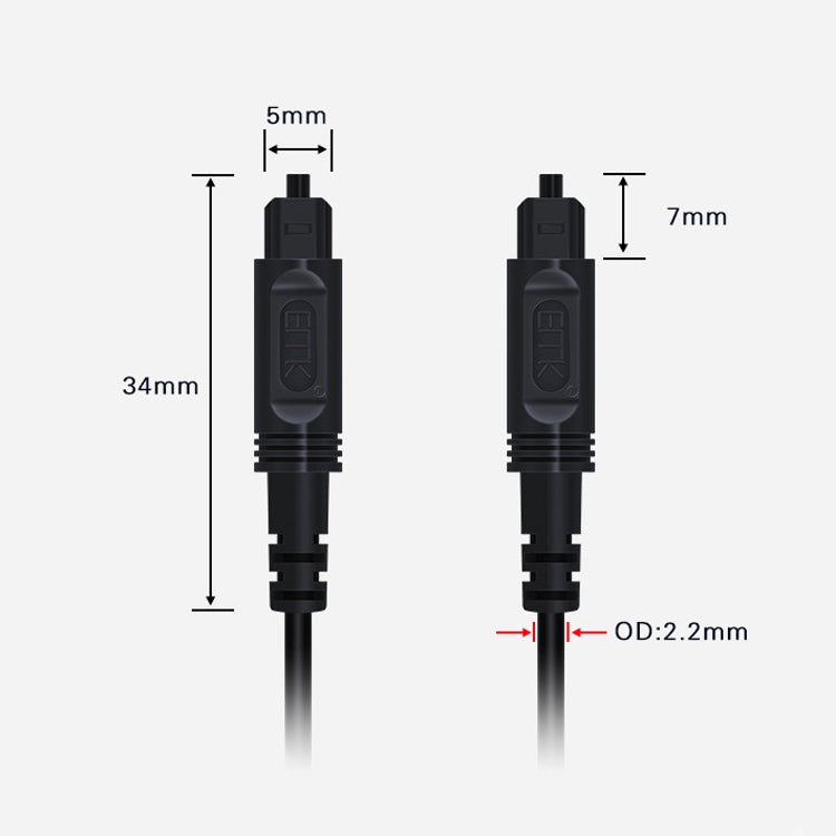 Rynx | 30m EMK OD2.2mm Digital Audio Optical Fiber Cable Plastic Speaker Balance Cable (Sky Blue)