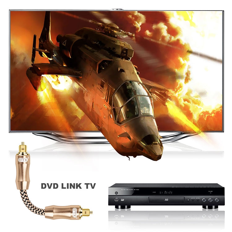 Rynx | 10m EMK OD6.0mm gold-plated TV Digital Audio optical cable
