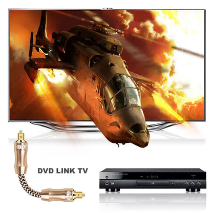 Rynx | 15m EMK OD6.0mm gold-plated TV digital audio optical fiber connection cable