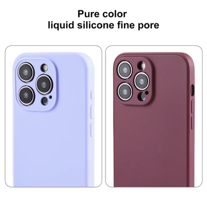 RYNX | For iPhone 16 Pro Max Pure Color Liquid Silicone Fine Pore Phone Case(Creamy Yellow)