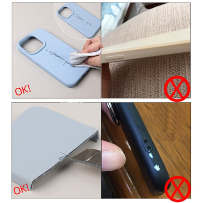 RYNX | For iPhone 16 Pro Max Pure Color Liquid Silicone Fine Pore Phone Case(Creamy Yellow)