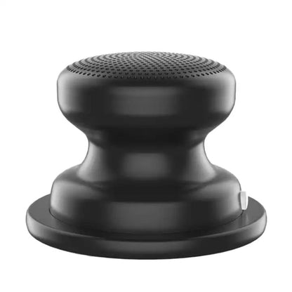 RYNX | EWA A117 Portable Mini Magnetic Phone Holder Bluetooth Metal Speaker(Black)