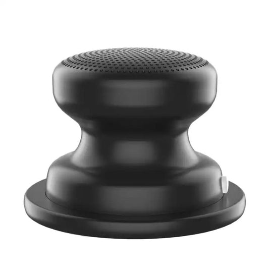 RYNX | EWA A117 Portable Mini Magnetic Phone Holder Bluetooth Metal Speaker(Black)