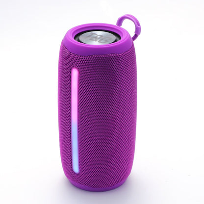 RYNX | T&G TG663 Portable Colorful LED Wireless Bluetooth Speaker Outdoor Subwoofer(Purple)
