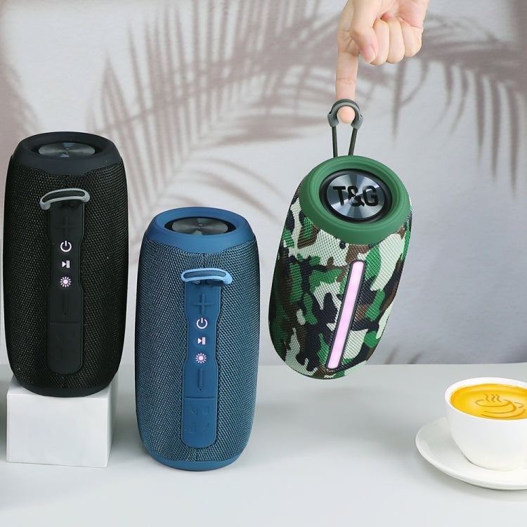 RYNX | T&G TG663 Portable Colorful LED Wireless Bluetooth Speaker Outdoor Subwoofer(Purple)