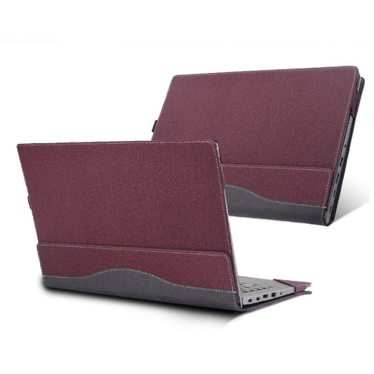 Rynx | For Lenovo V15 G3 ABA / IAP Laptop Leather Shockproof Protective Case (Wine Red)
