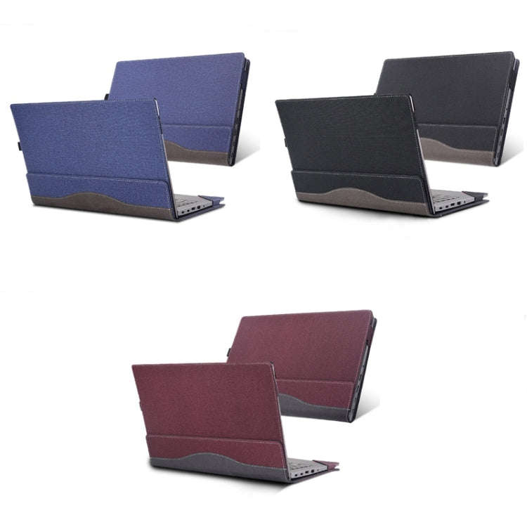Rynx | For Lenovo V14 G3 ABA / IAP Laptop Leather Shockproof Protective Case (Dark Blue)