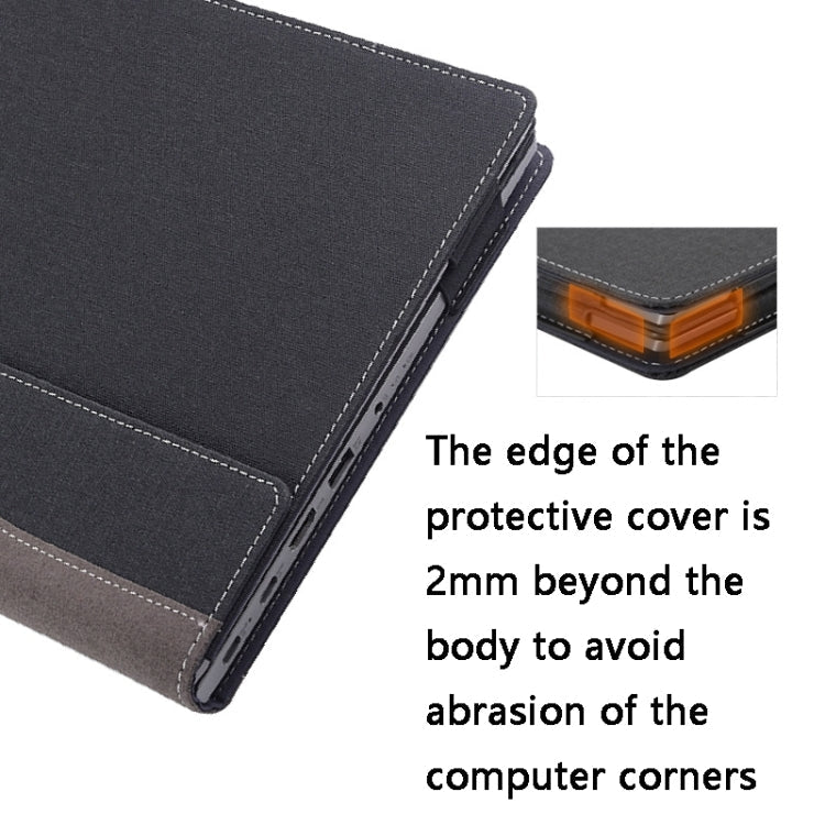 Rynx | For Lenovo V14 G3 ABA / IAP Laptop Leather Shockproof Protective Case (Dark Blue)