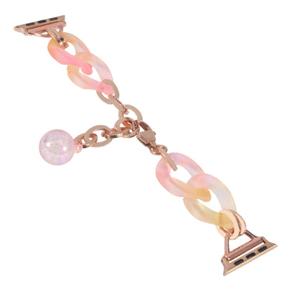 Rynx | For Apple Watch 42mm Gradient Resin Chain Bracelet (Pink)