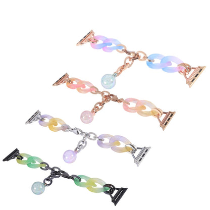 Rynx | For Apple Watch 42mm Gradient Resin Chain Bracelet (Pink)