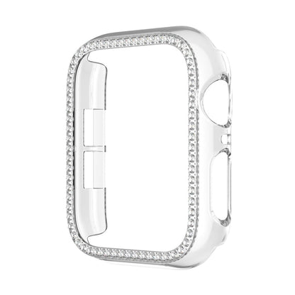 Rynx | For Apple Watch Series 9 / 8 / 7 41mm Platinum Diamond Hollow PC Watch Case (Transparent)