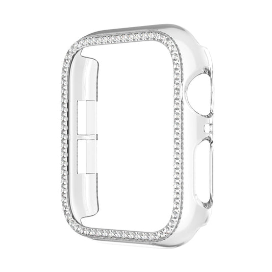 Rynx | For Apple Watch Series 9 / 8 / 7 41mm Platinum Diamond Hollow PC Watch Case (Transparent)