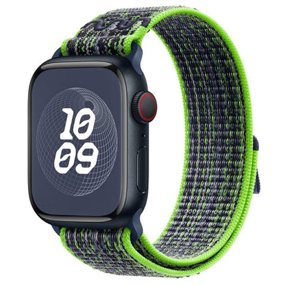 Rynx | For Apple Watch Series 5 40mm Loop Nylon Watch Band (Green Blue)
