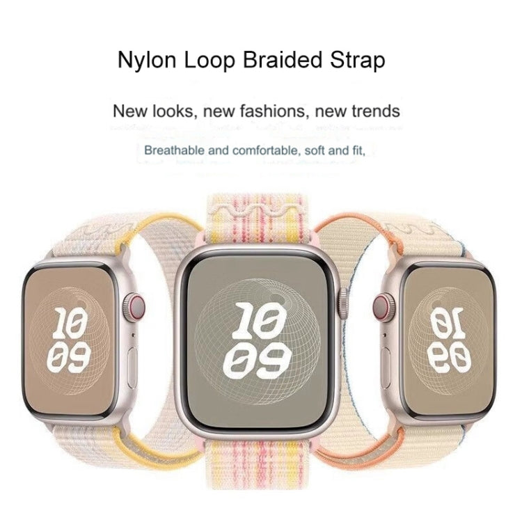 Rynx | For Apple Watch Series 5 40mm Loop Nylon Watch Band (Green Blue)