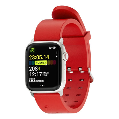 Rynx | For Apple Watch Series 9 45mm Bright Colorful Light Silicone Band (Red)
