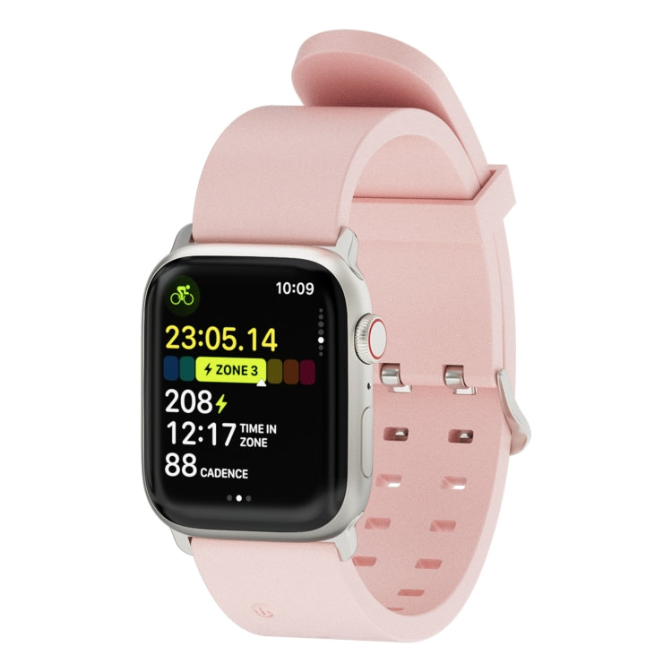 Rynx | For Apple Watch Series 7 41mm Bright Colored Light Silicone Strap (Pink)