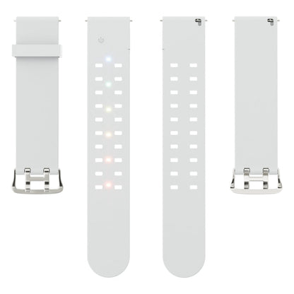 Rynx | For Apple Watch Series 7 45mm Bright Colorful Light Silicone Watch Strap (Light Gray)