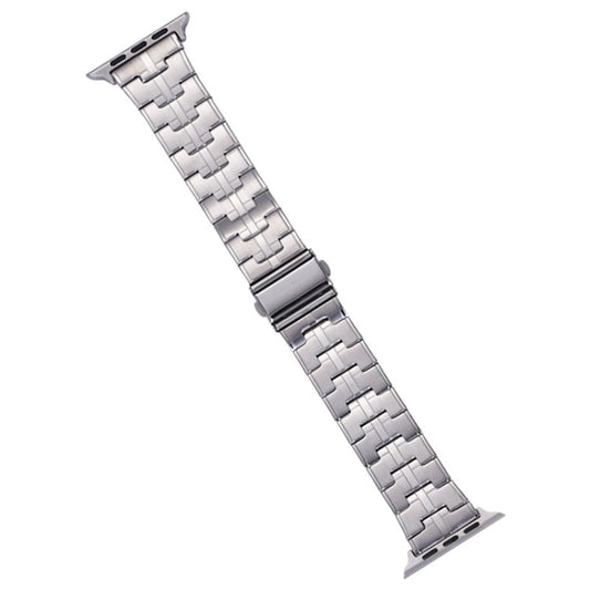 Rynx | For Apple Watch Series 6 44mm Stainless Steel Bracelet (Silver)